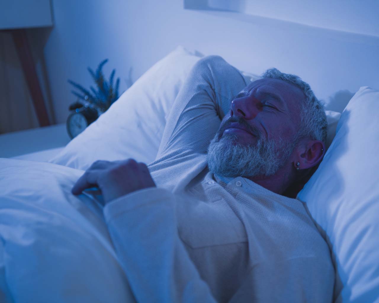man sleeping
