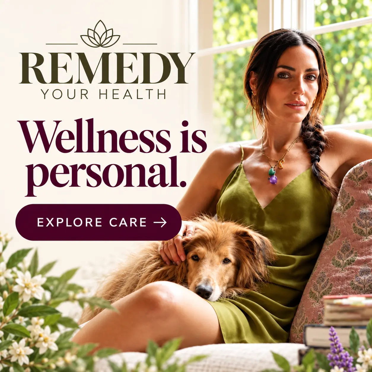 Remedy Your Health — personalized wellness advertisement