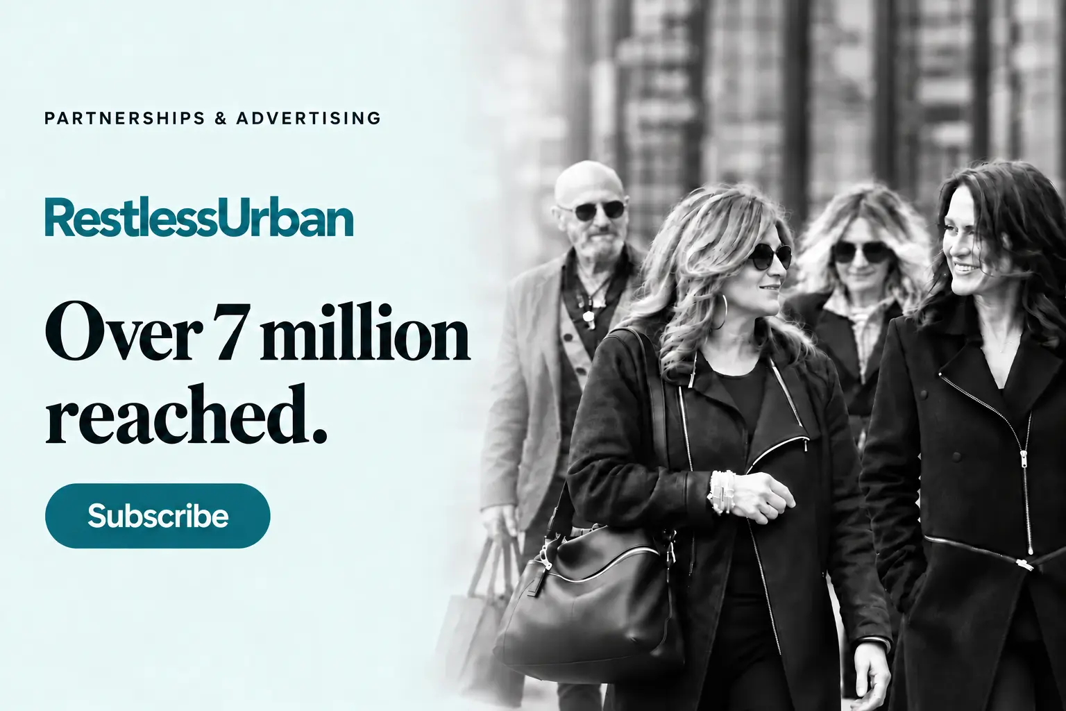 RestlessUrban. Over 7 million reached. Subscribe.