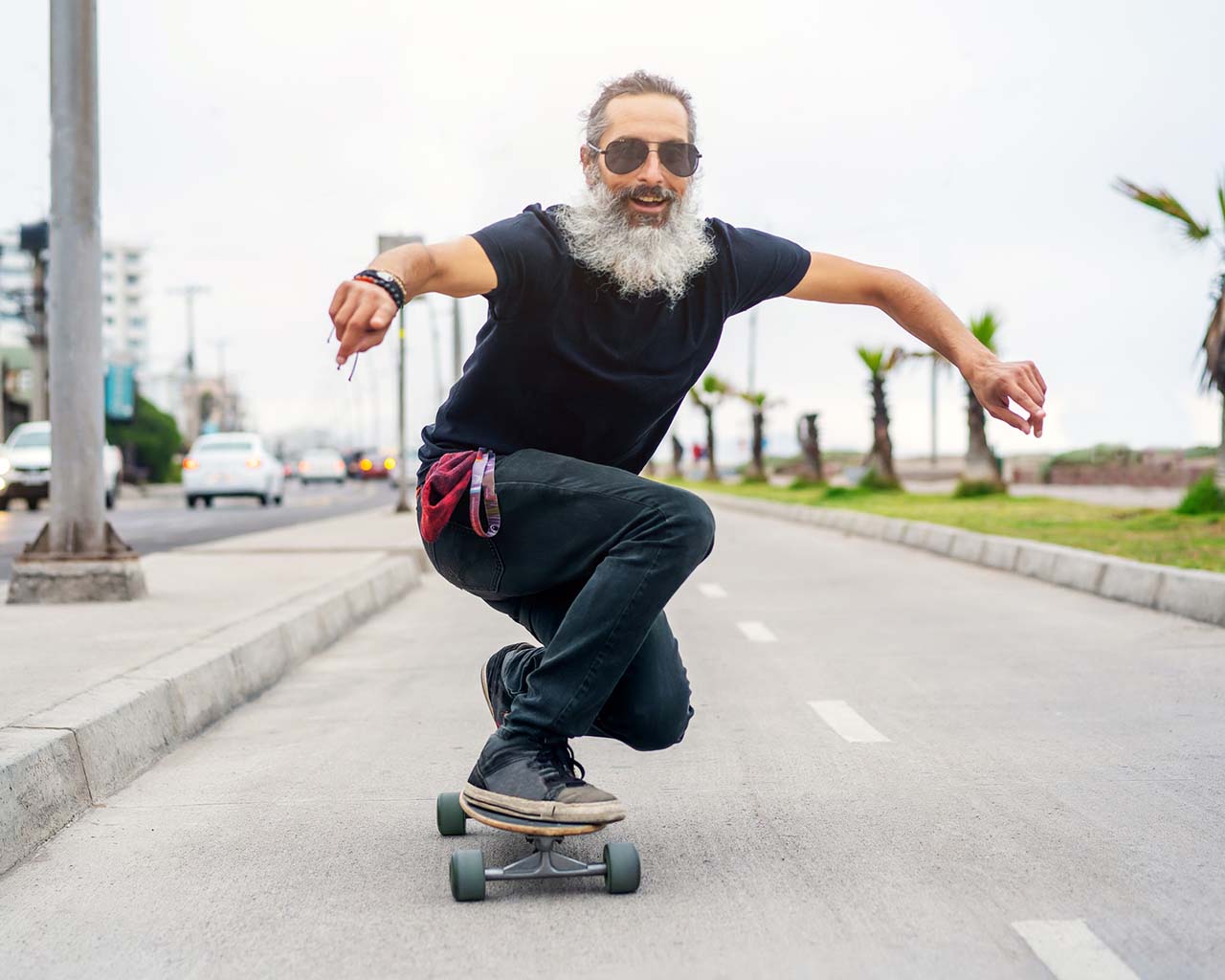 man on skateboard