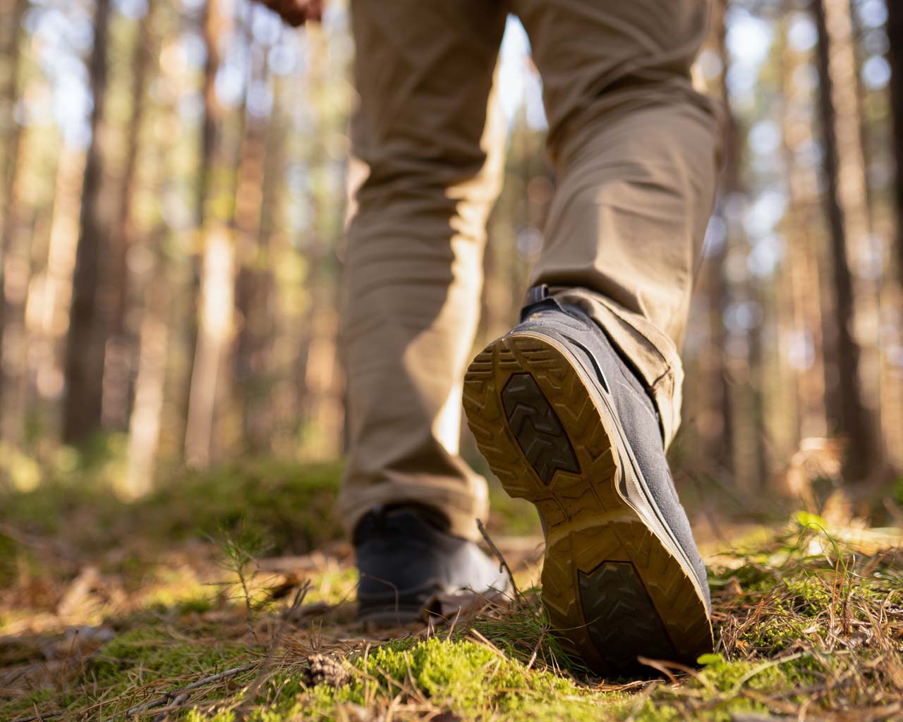 walking in nature